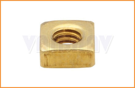 Brass Square Nut