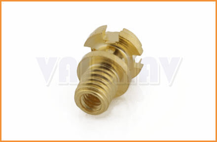 Brass Precision Part with Slote